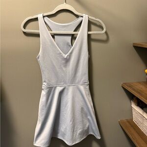 Reformation Light Blue workout Mini Dress